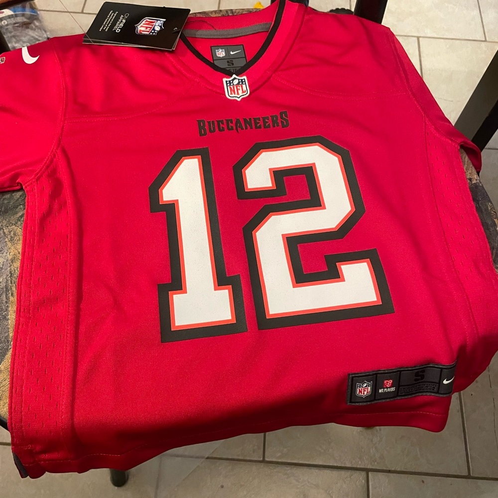 Nike Tim Brady Red Buccaneers Kids Jersey